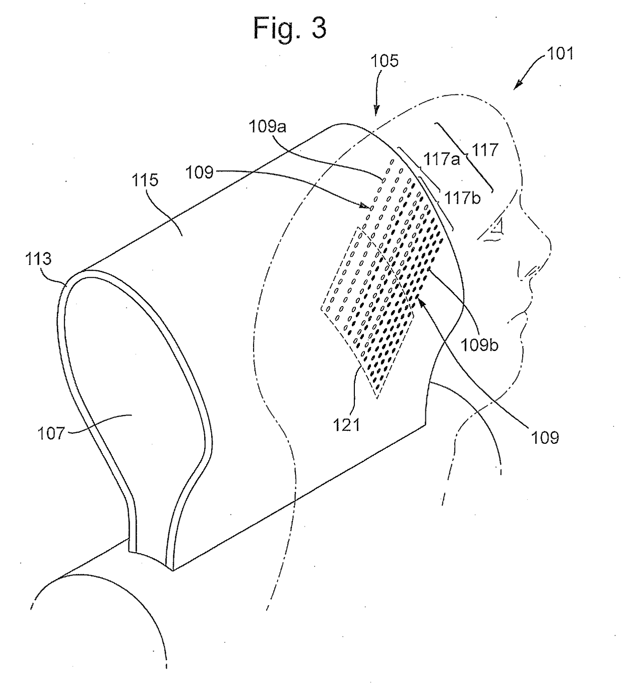 Transcranial neurostimulation system for a vehicle