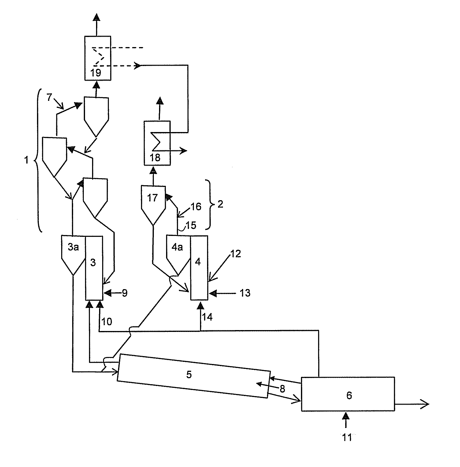 Method and Plant for the Simultaneous Production of Electricity and Cement Clinker
