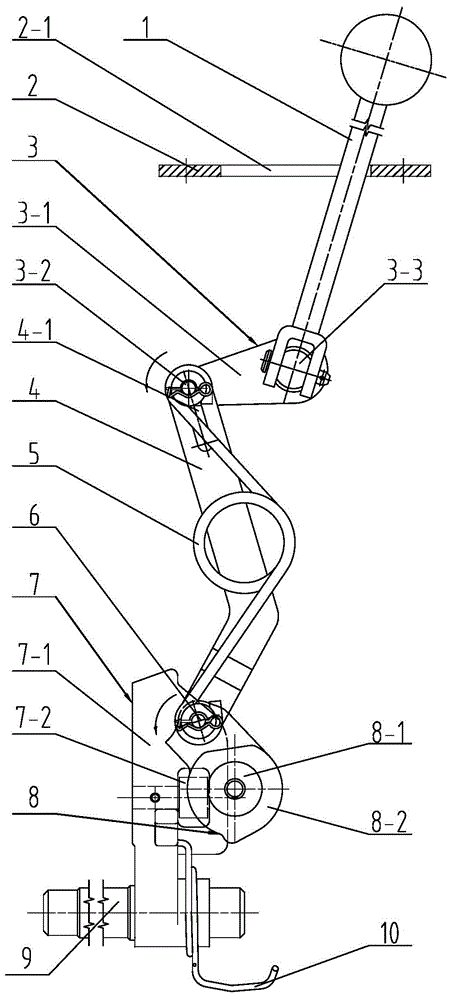 Ratchet parking brake device for wheeled tractors