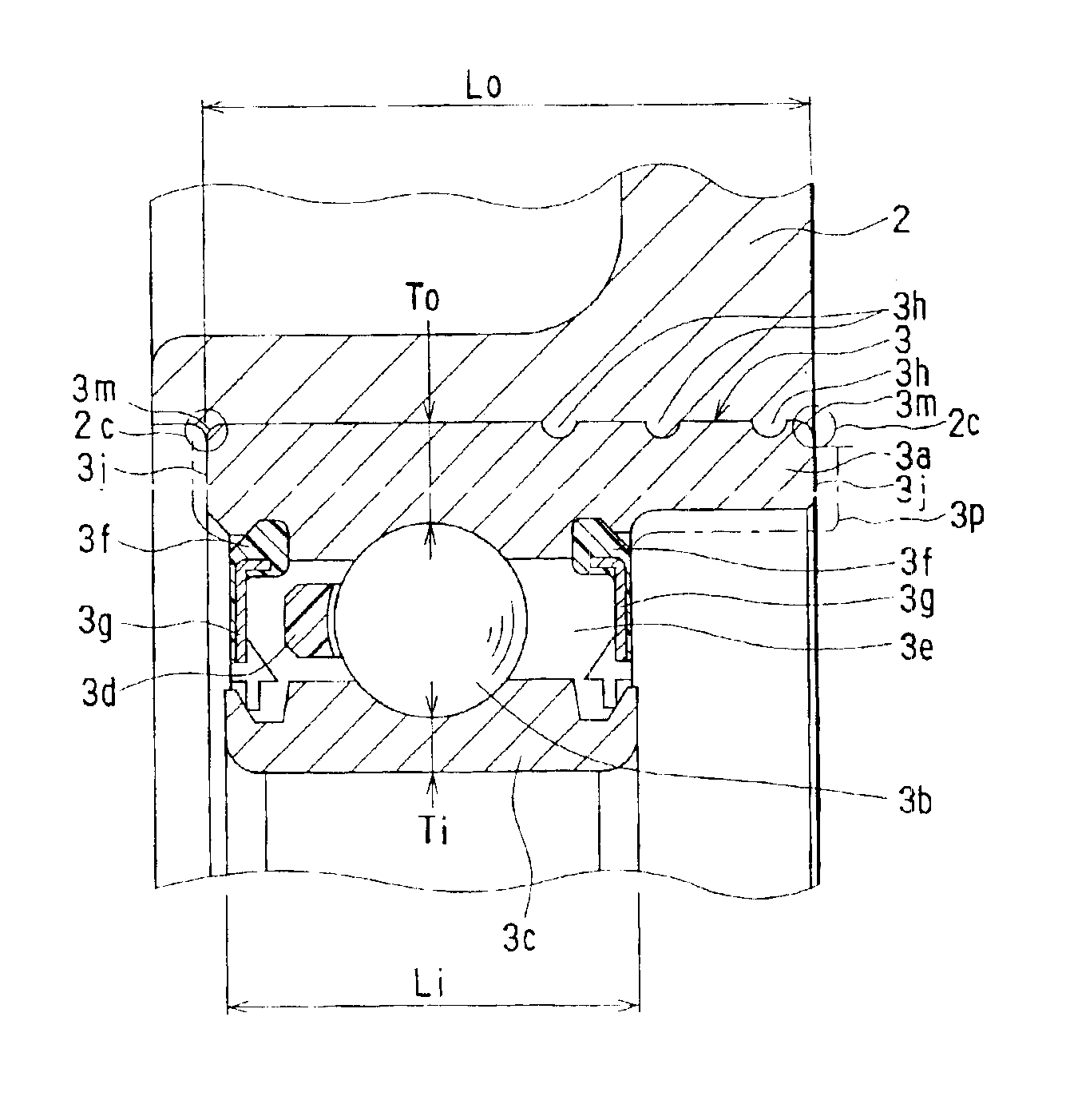 Rotator with bearing, and method for manufacturing the same