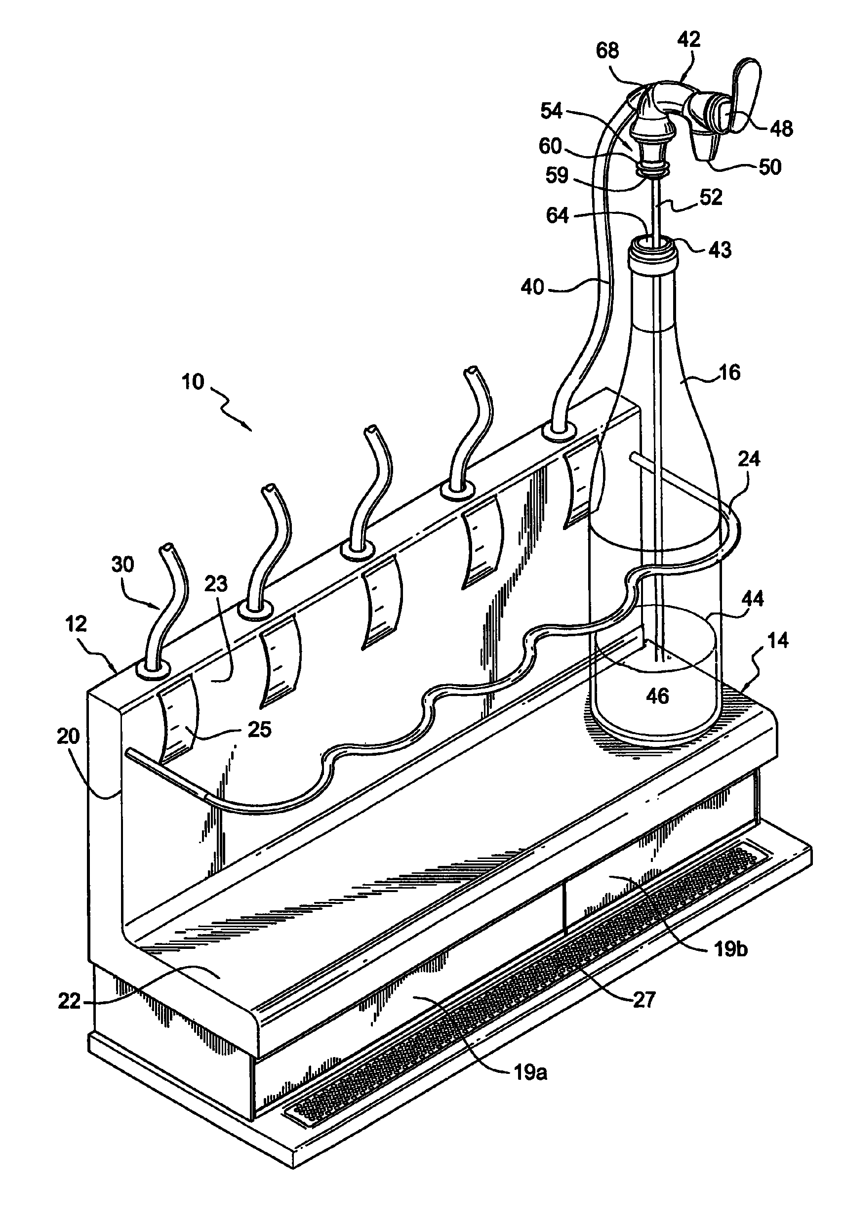 Wine preservation and dispensing apparatus