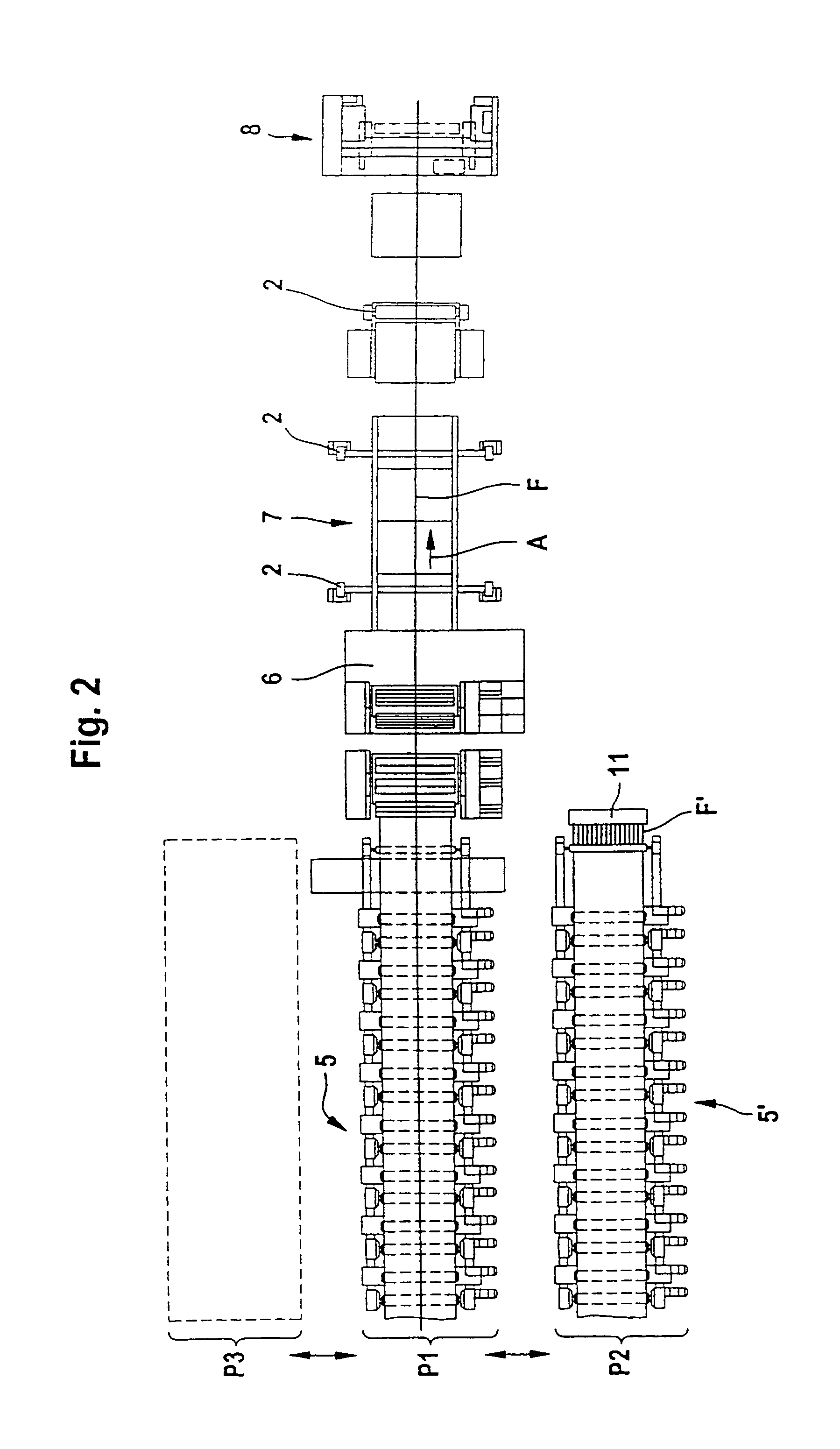 Method and auxiliary device for leasing threads into guide elements of a handling device for handling threads and a handling device of this type