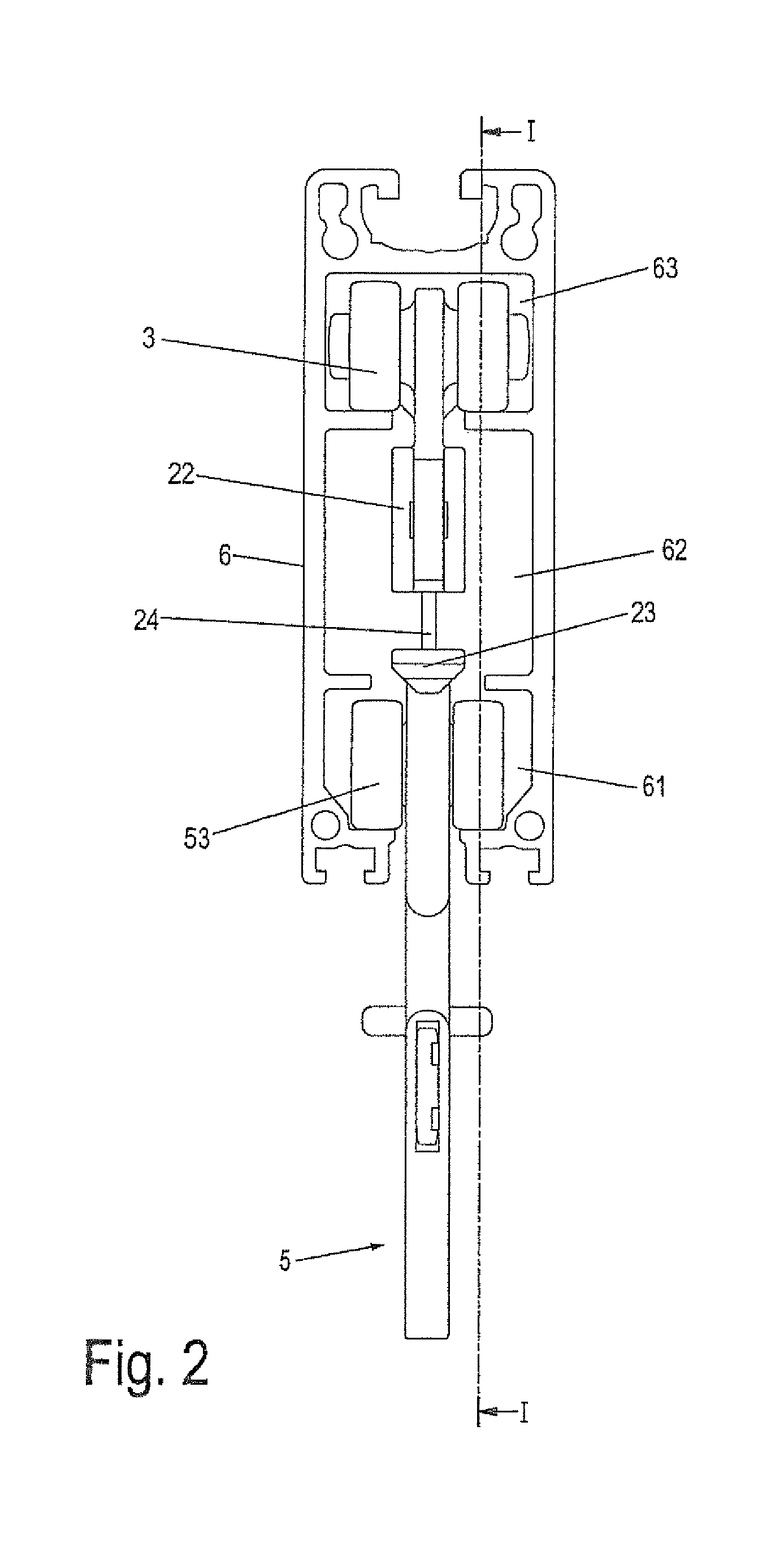 Chain link of a transport chain, transport chain of a conveyor and conveyor