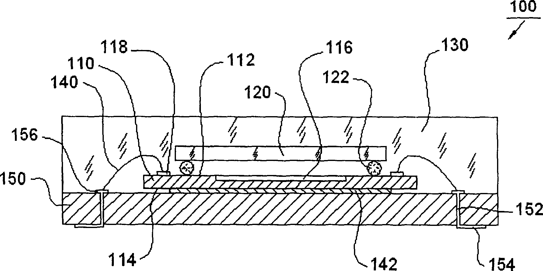 Optical assembly packaging structure and mfg. method thereof