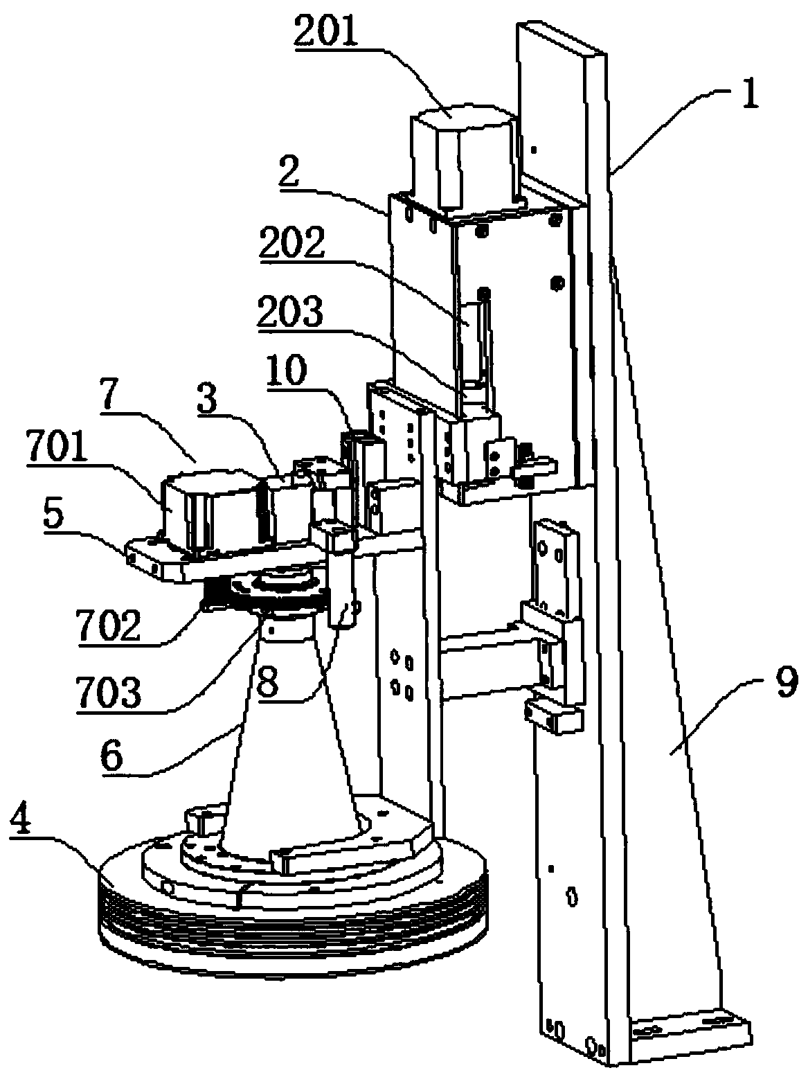 Multi-side-surface inner and outer ring apparent defect detecting device