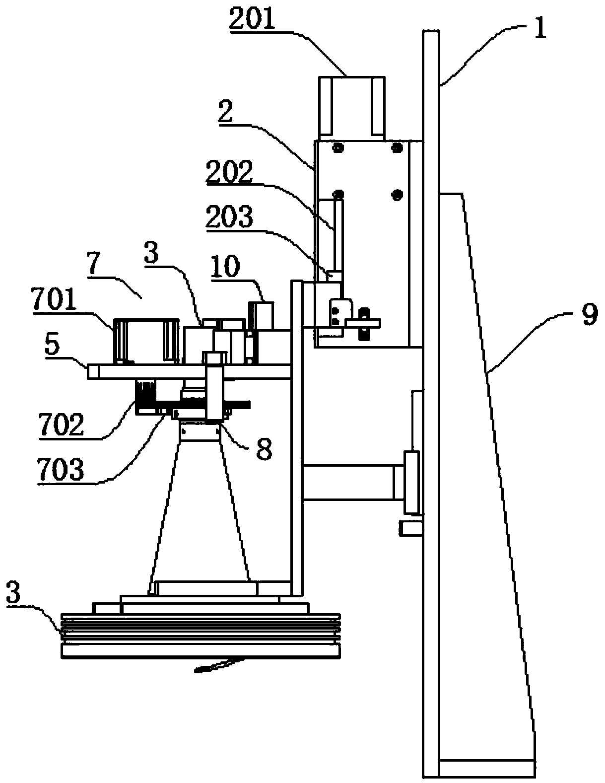 Multi-side-surface inner and outer ring apparent defect detecting device