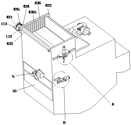 Raw material screening device for biomedical manufacturing