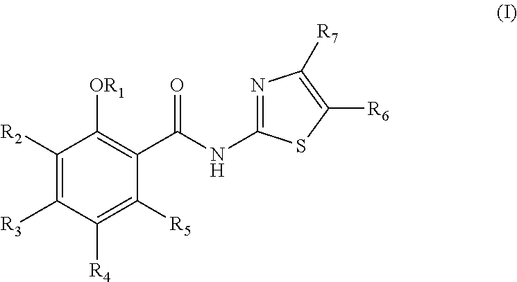 Alkylsulfinyl-substituted thiazolide compounds