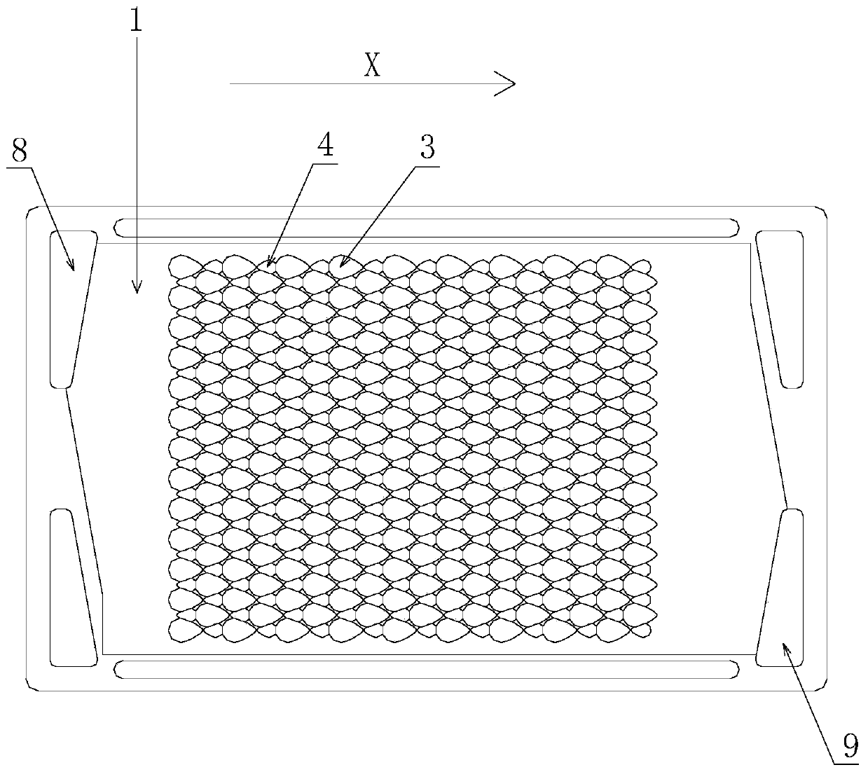 Fuel cell flow field structure, cathode plate, fuel cell bipolar plate, and fuel cell