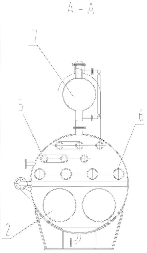Ordinary pressure water jacket furnace of acidic gas field wellhead
