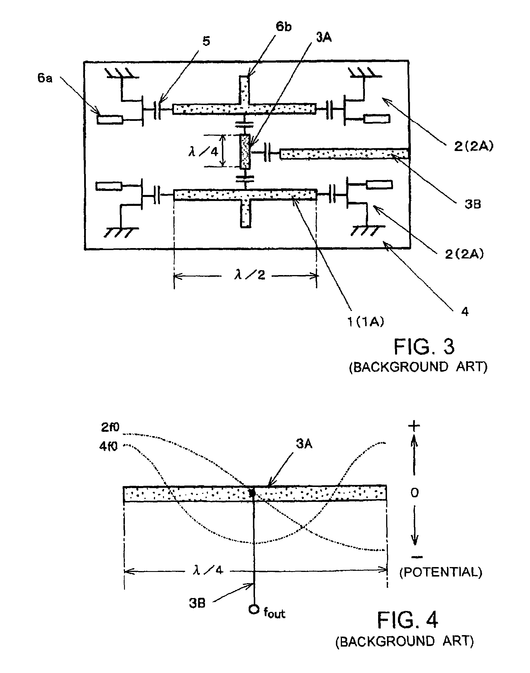 High frequency oscillator using transmission line resonator