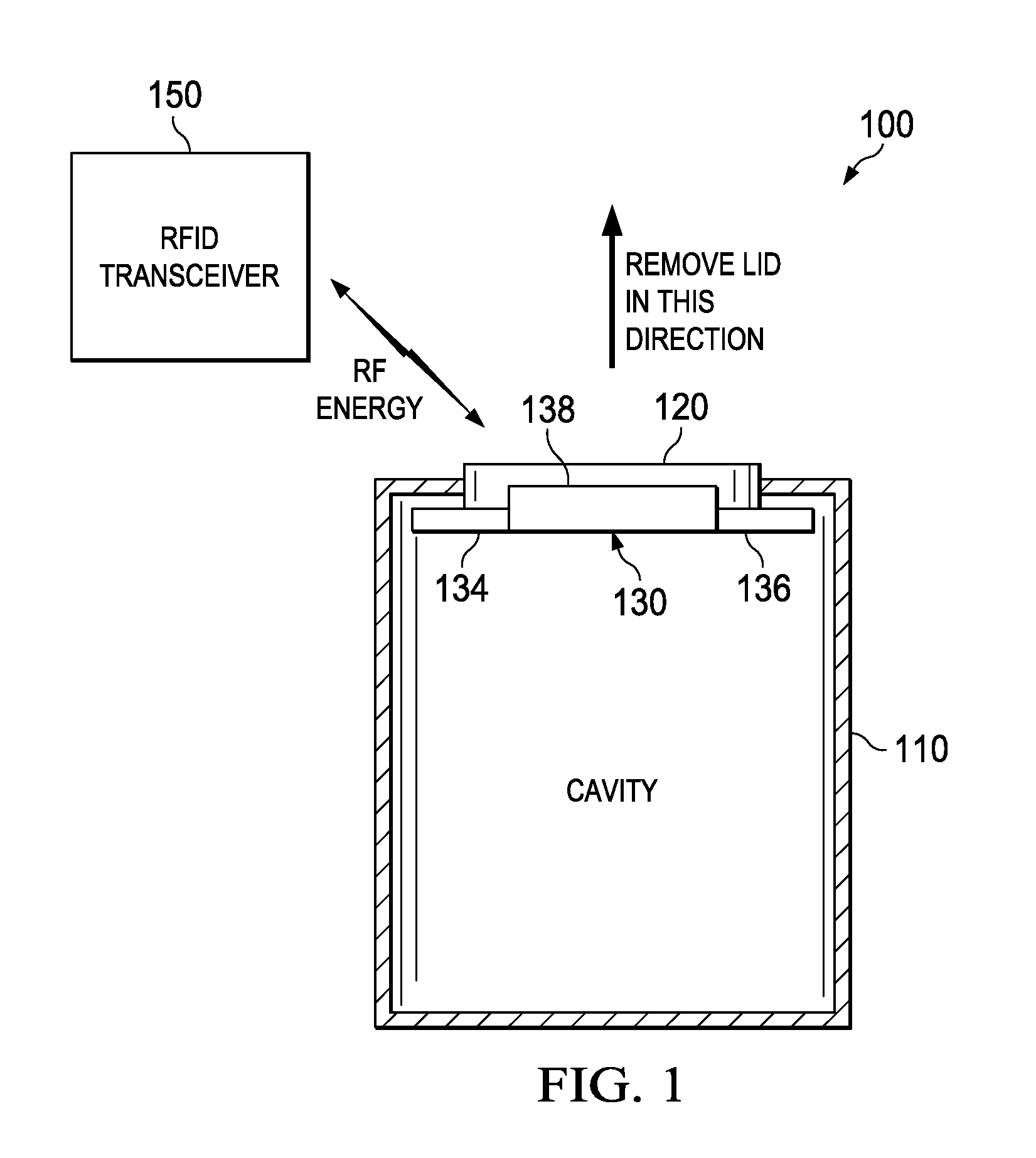 Cryptographic lock, method of operation thereof and secure container employing the same