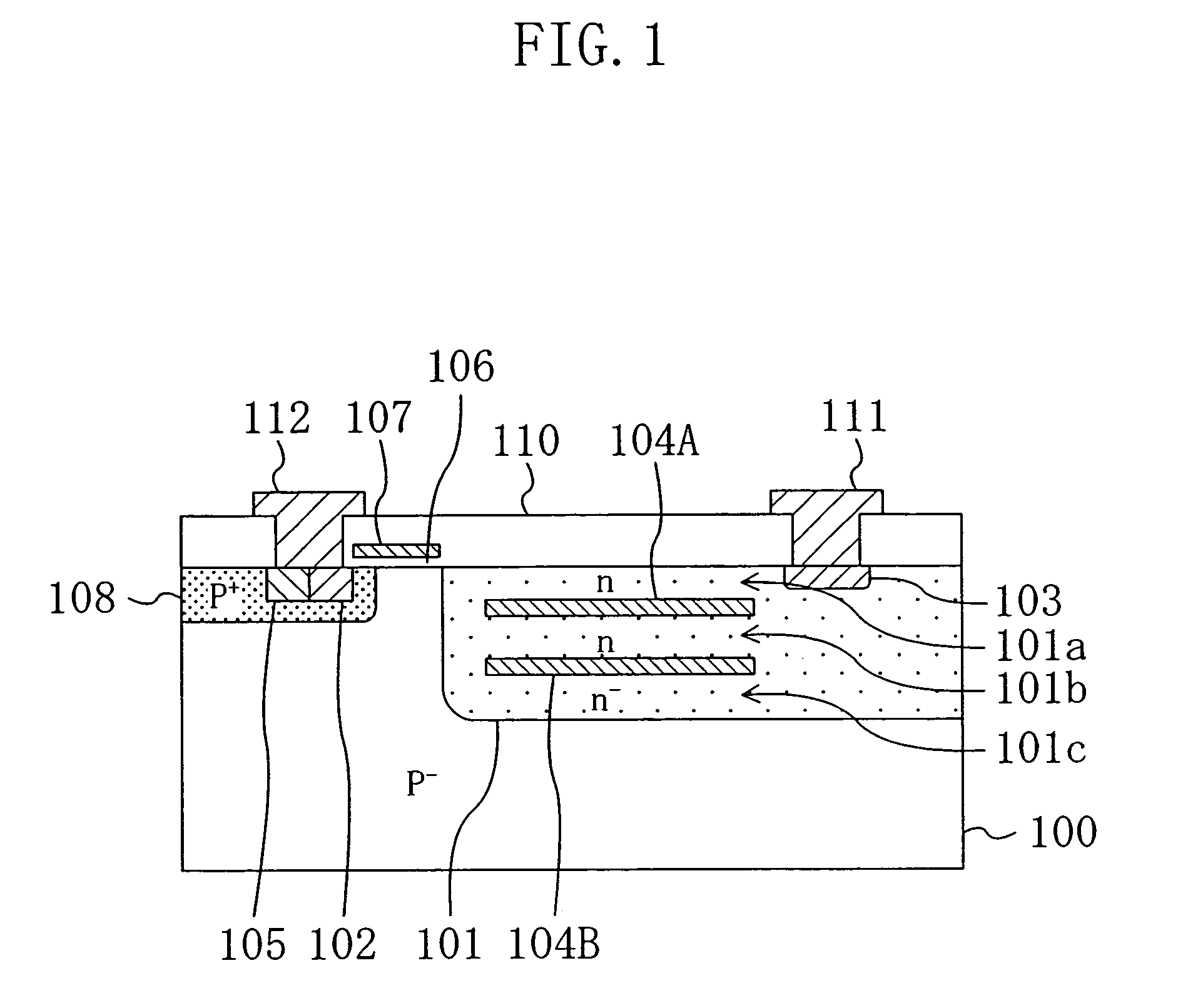 Method of manufacturing a semiconductor device having a high breakdown voltage and low on-resistance