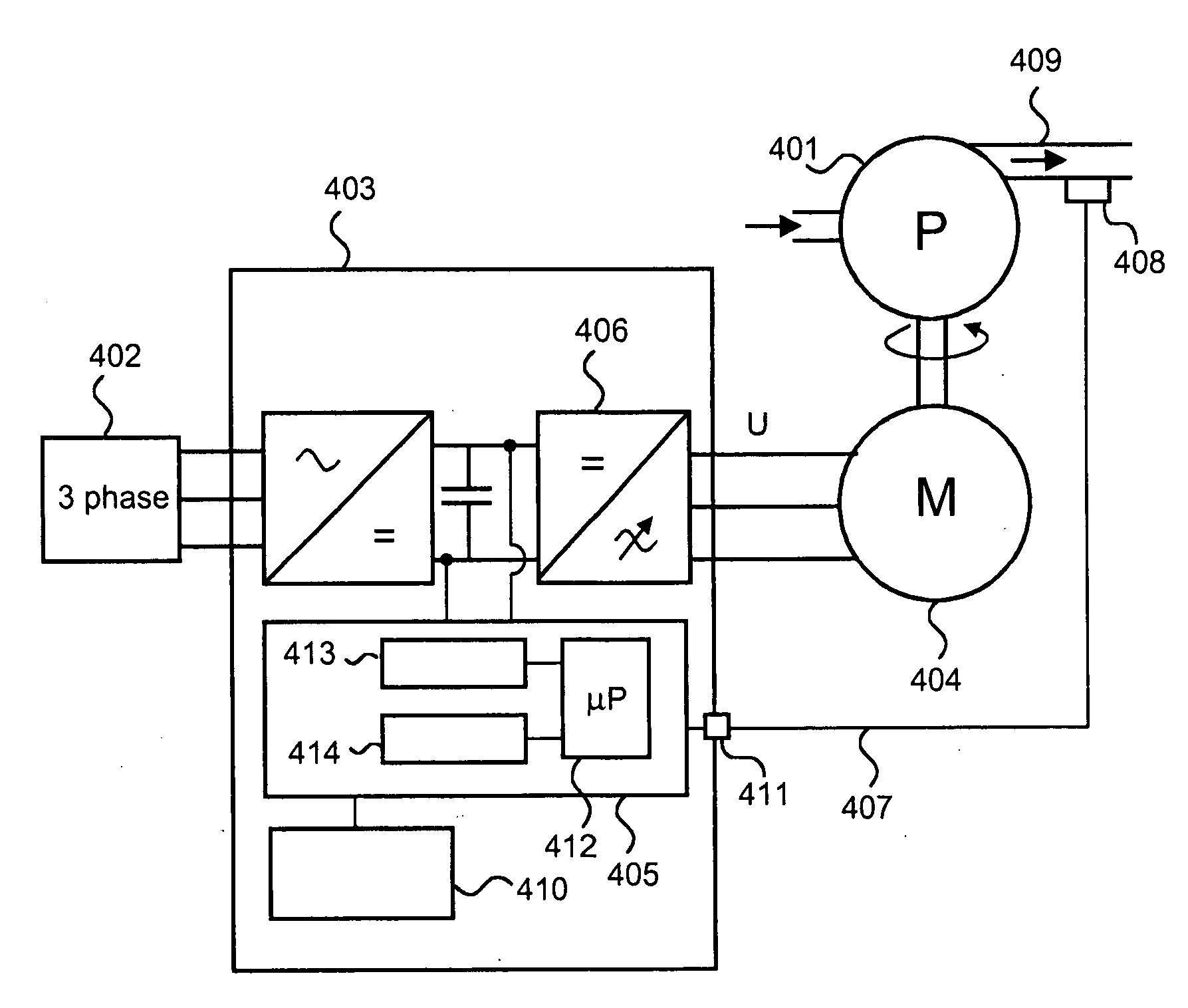 Method and arrangement for soft start up of a pump system