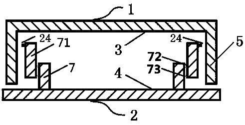 Press-out type easy-to-press fan-shaped counting surface sampling culture dish