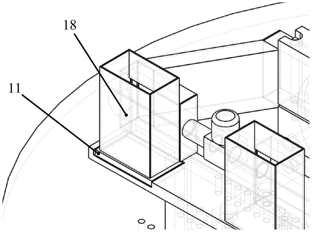 Flow type defect detection method based on diamagnetic levitation principle