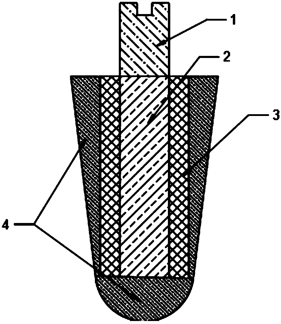 Method for preparing functionally-graded dental implant by metal 3D printing