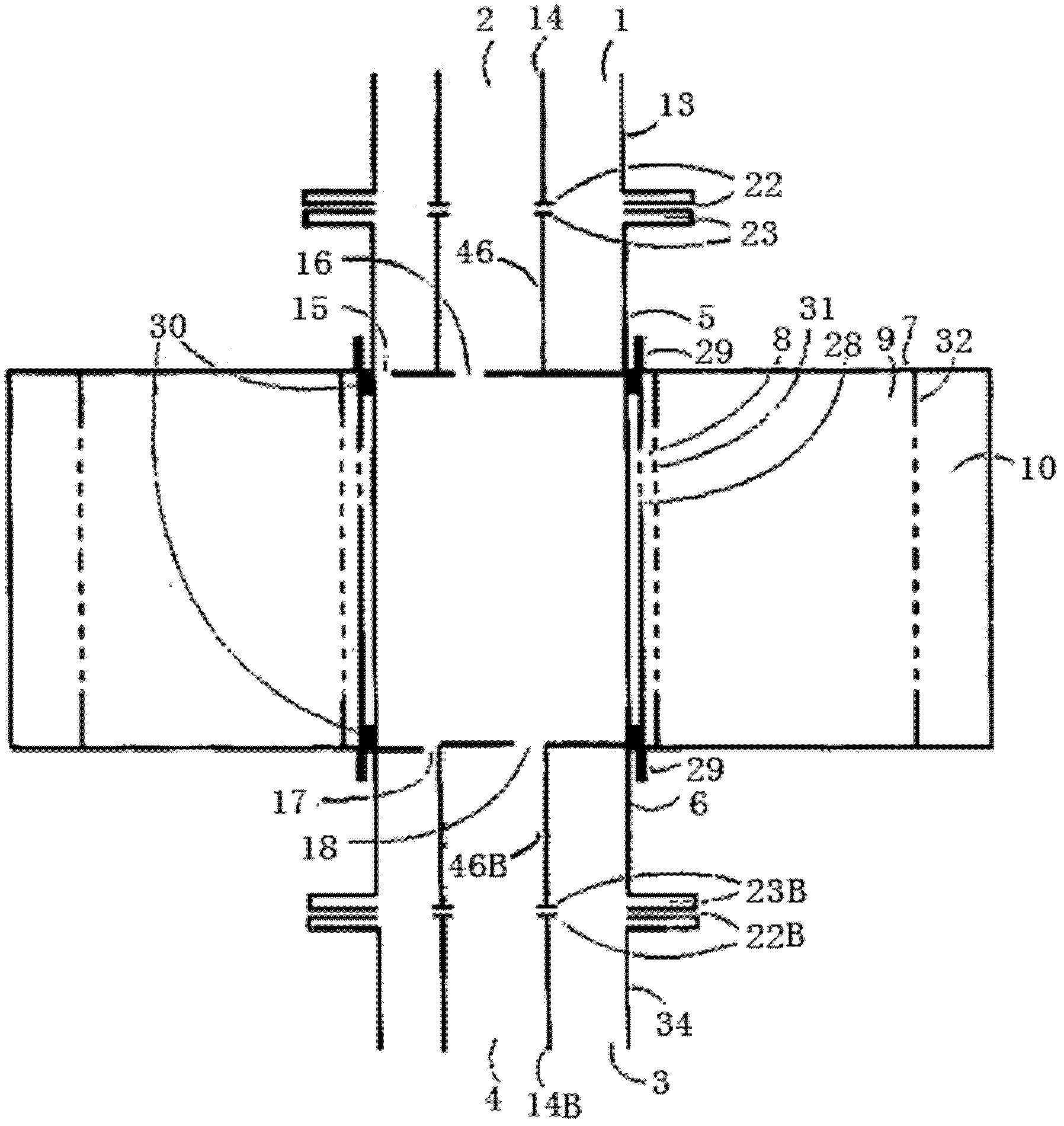Simulated moving bed for chromatography device