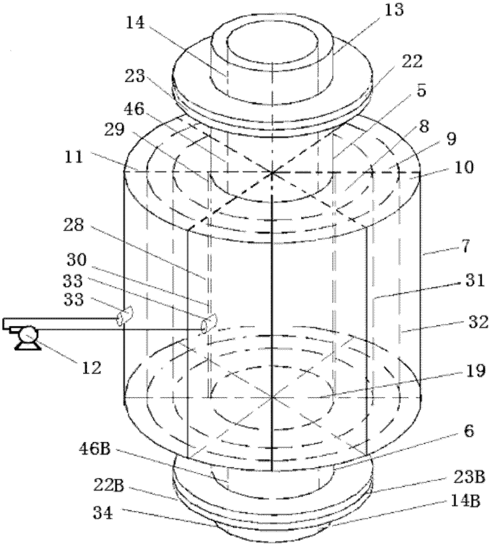 Simulated moving bed for chromatography device
