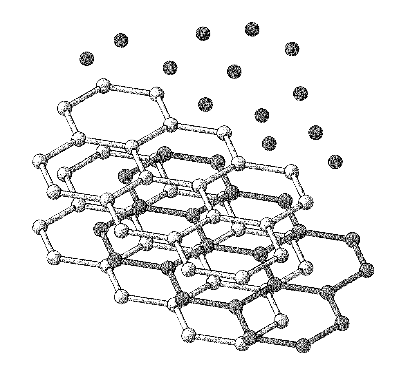 Method for etching atomic layer of graphene
