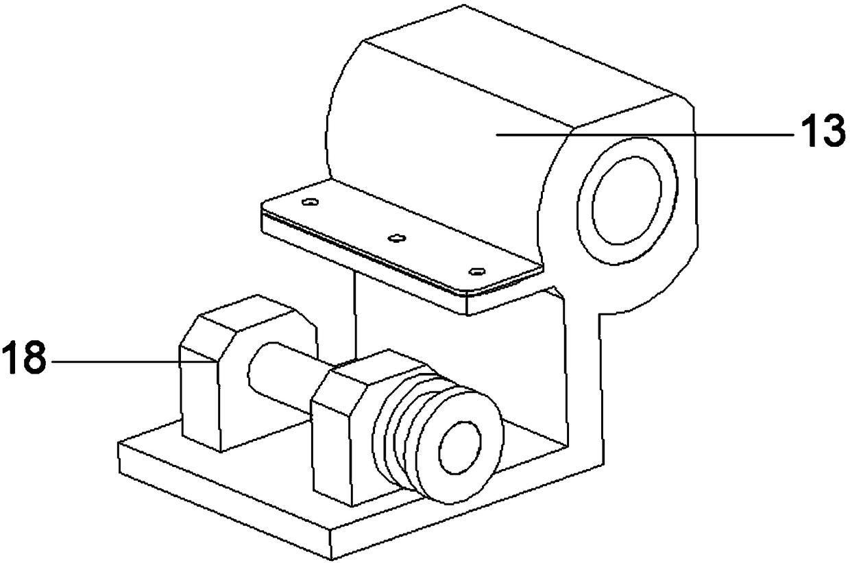 Portrait printing device for energy consumption enterprises and working method thereof