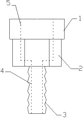 Oil pipe joint of numerical control lathe and thermal treatment process thereof