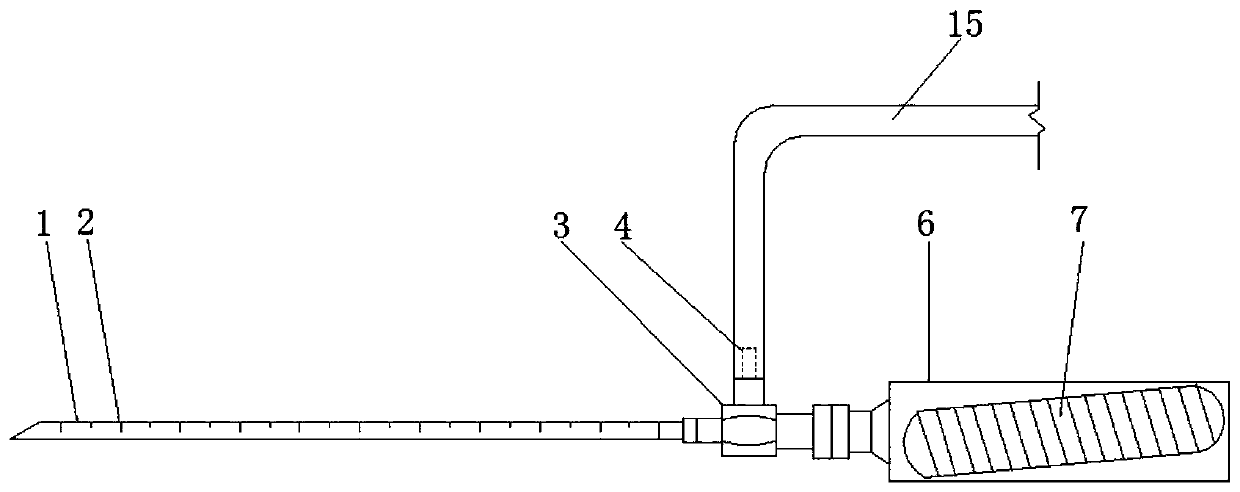 Lumbar puncture needle used for injecting anesthetics and application method of lumbar puncture needle