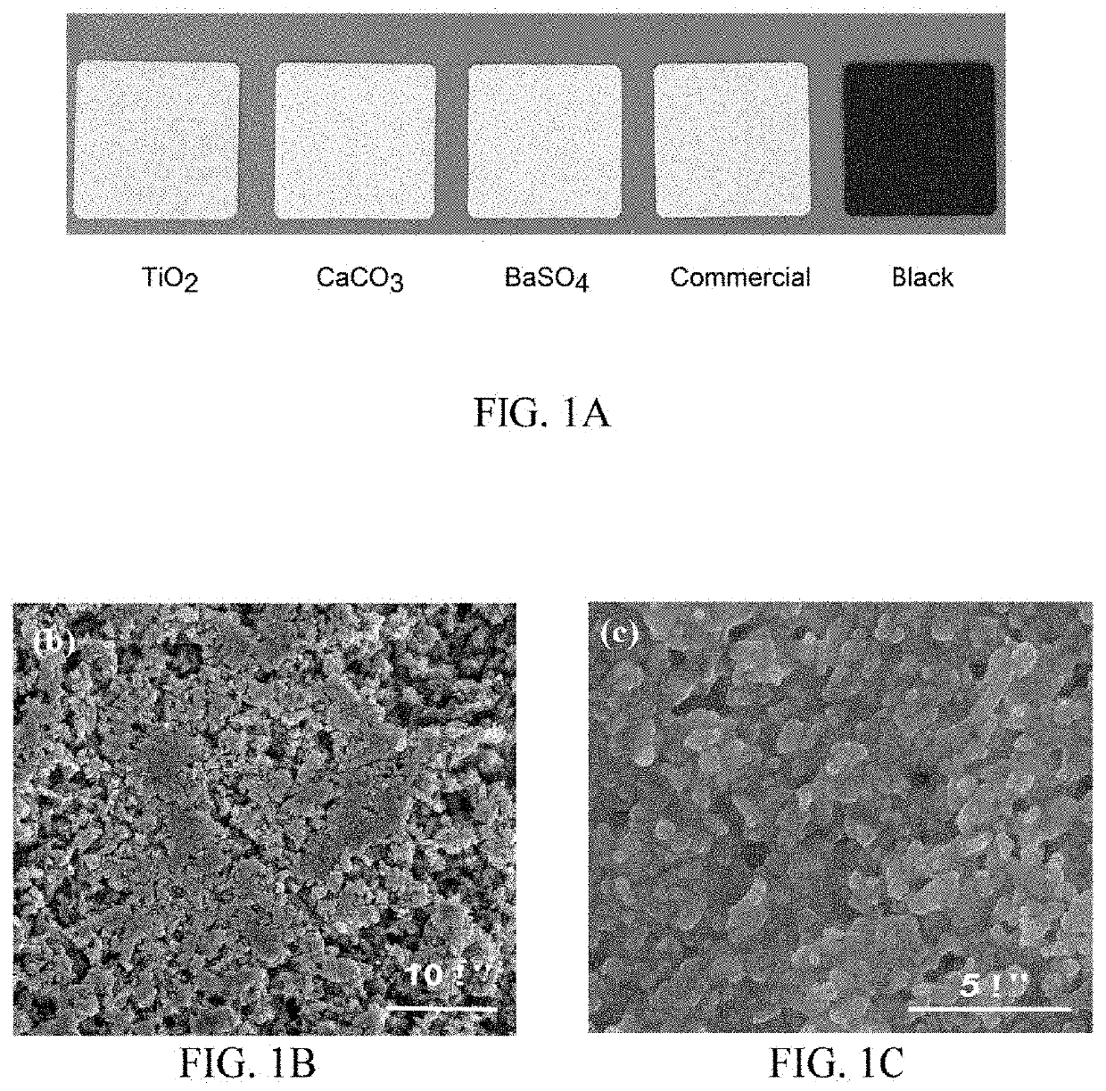 Metal-free solar-reflective infrared-emissive paints and methods of producing the same