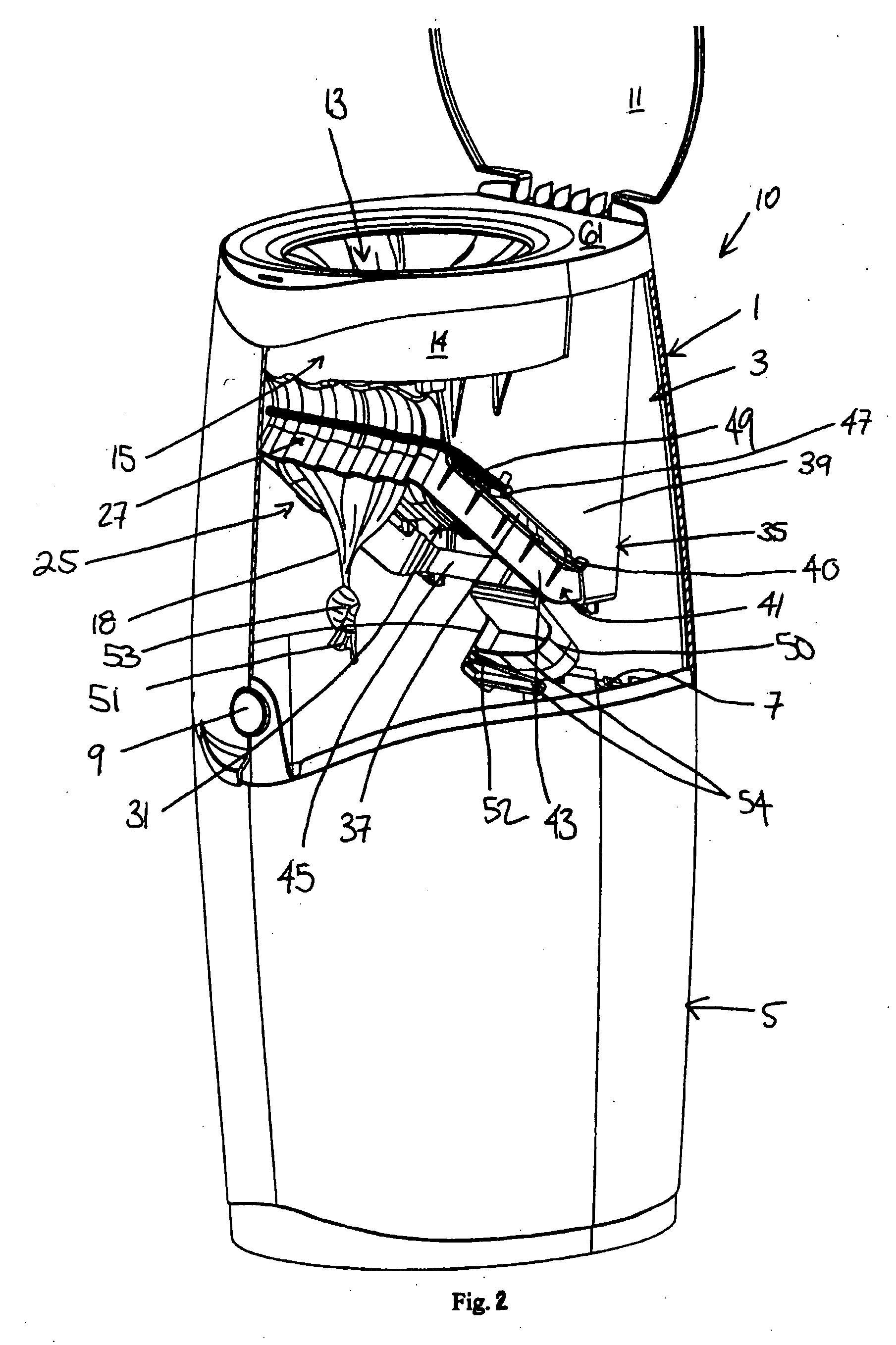 Apparatus for packing disposable objects into an elongated tube of flexible material