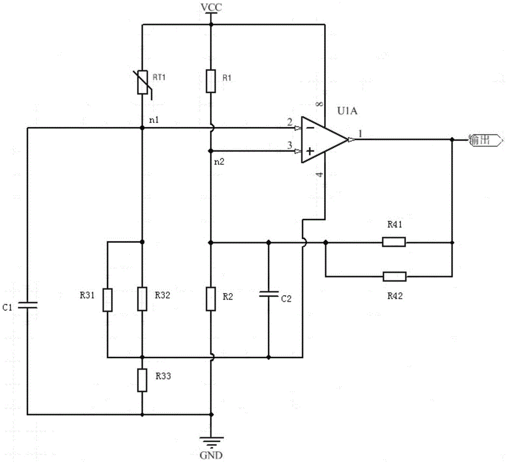 Over-temperature protection circuit and system for LED lamp