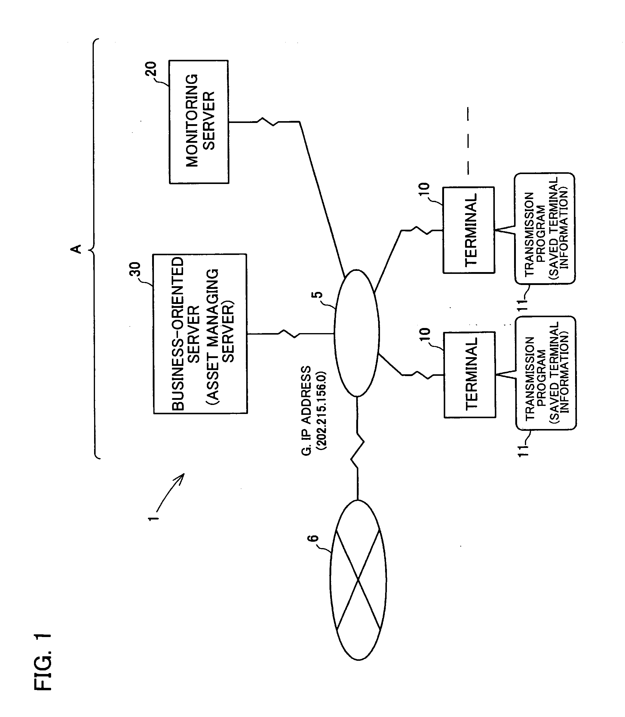 Computer System Having Terminal Information Reporting Function And Computer For Use In Said System