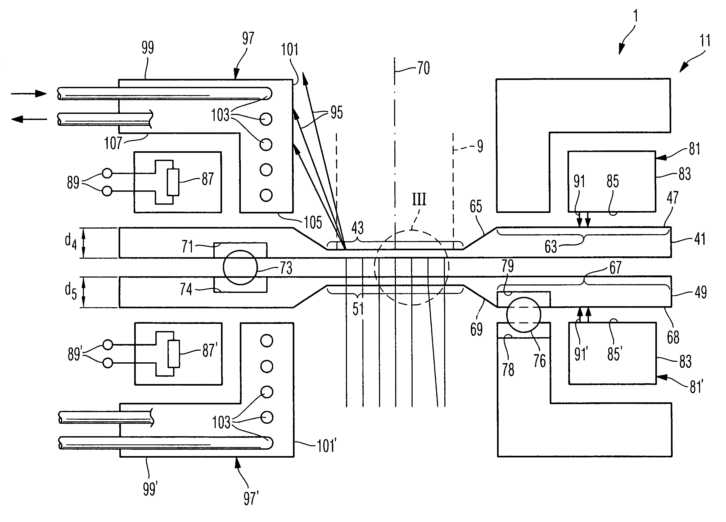 Charged particle beam exposure system and beam manipulating arrangement