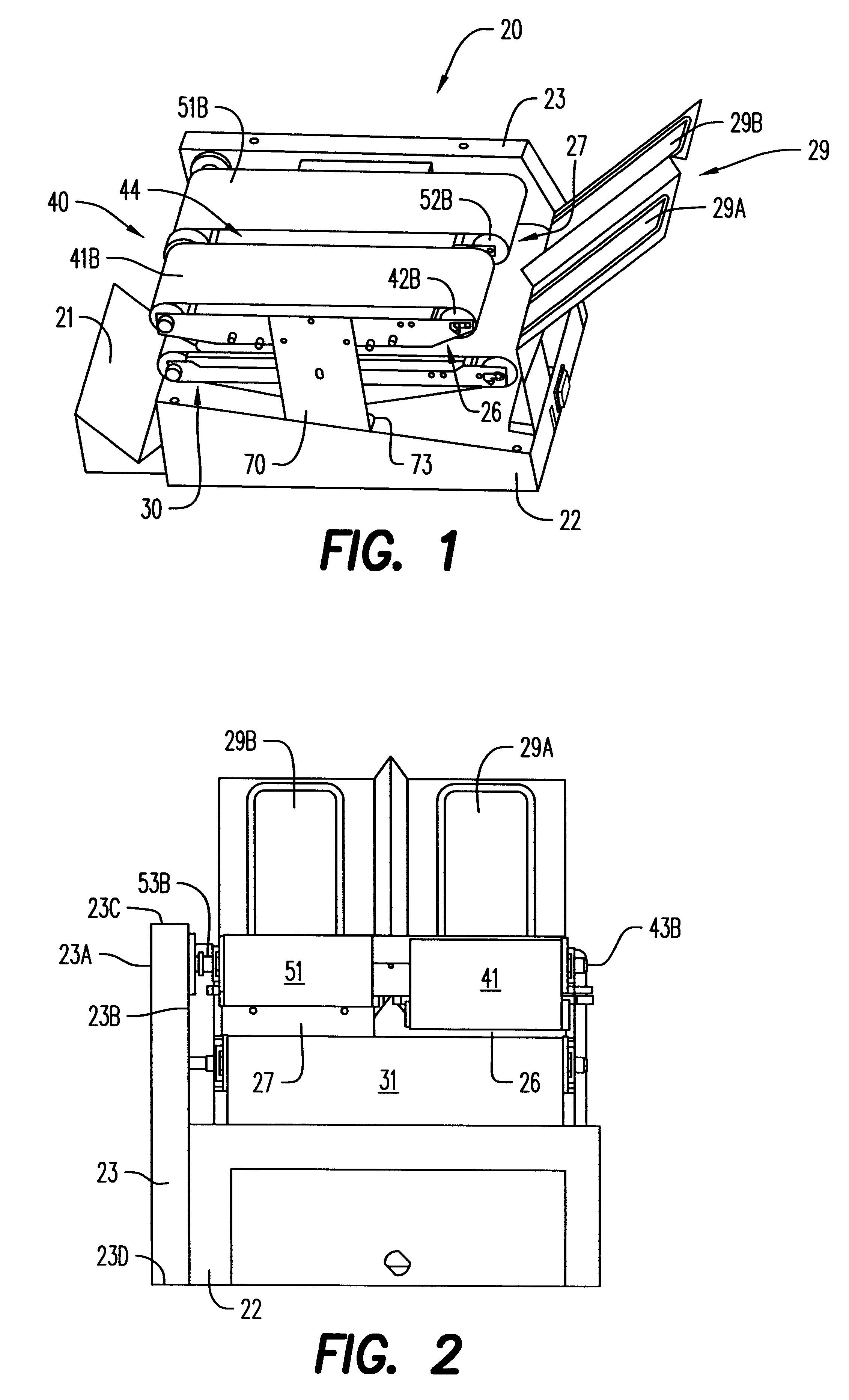 Food cooking apparatus with removable conveyor assembly and serpentine heater providing non-uniform heating