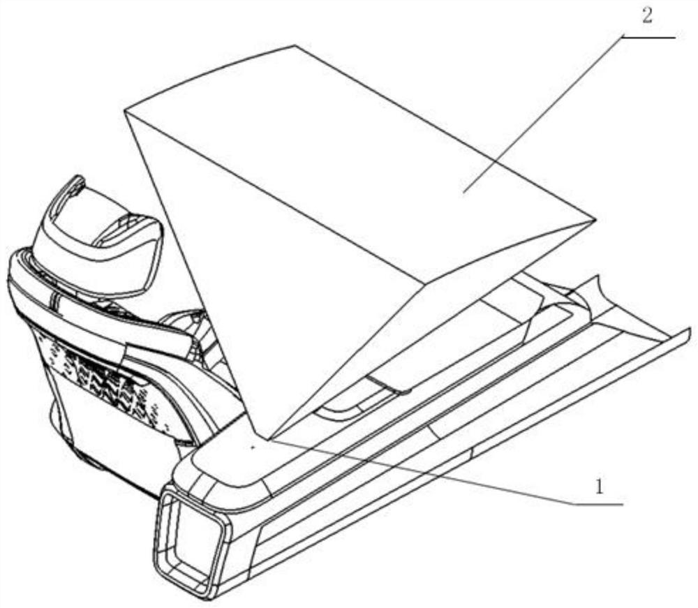 Vehicle-mounted cinema device