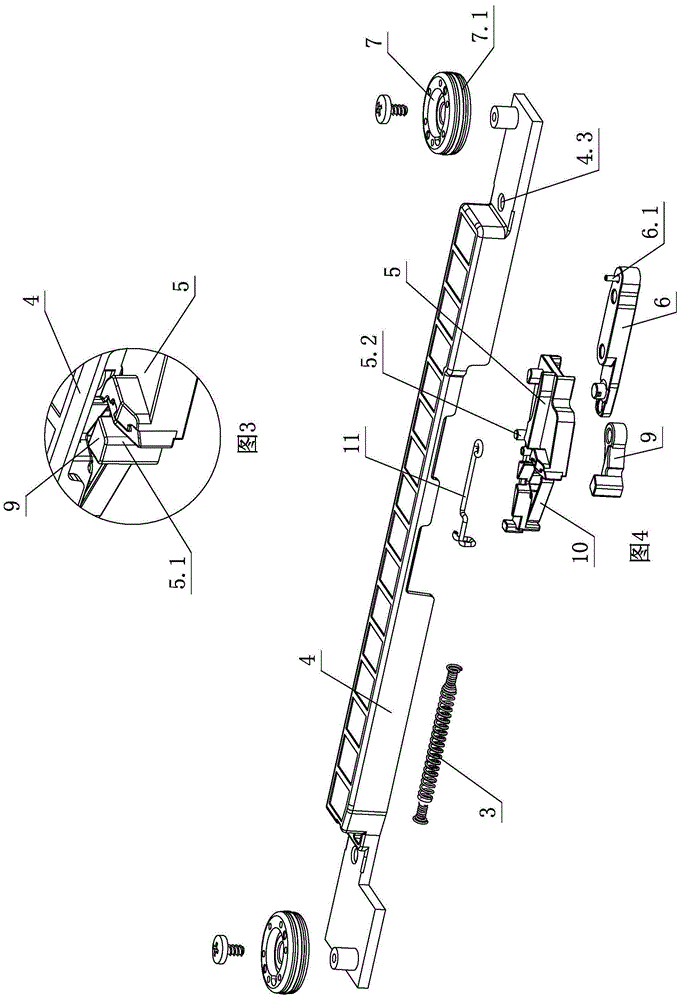 Push-to-rebound device for sliding doors