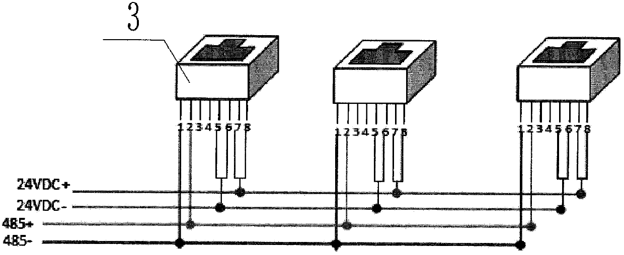 Device for replacing block mode communication cable with shielding network cable