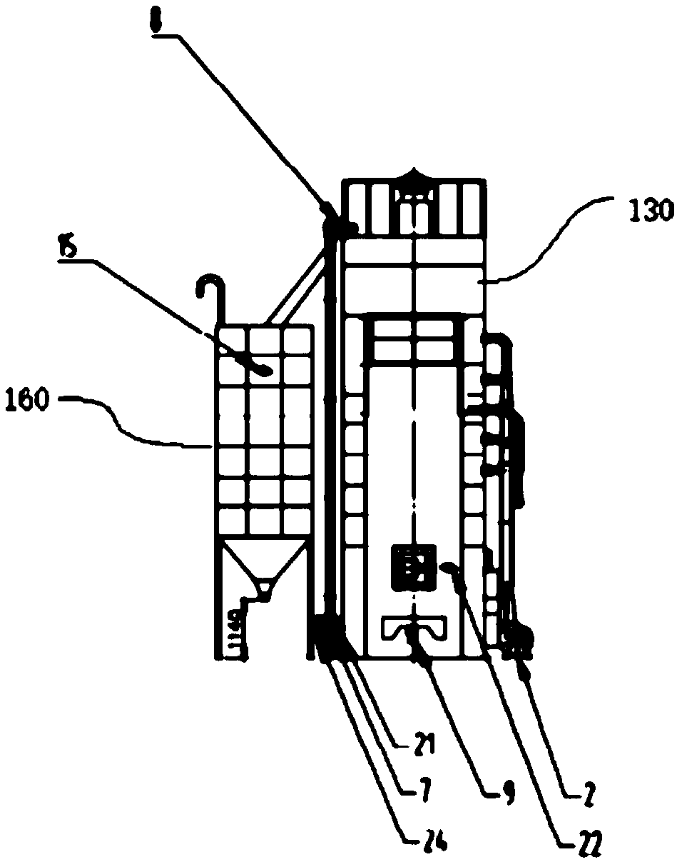 Electric control system of air heating furnace and control method