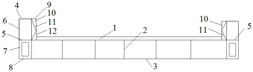 A prefabricated assembled narrow-web composite box girder structure and its construction method