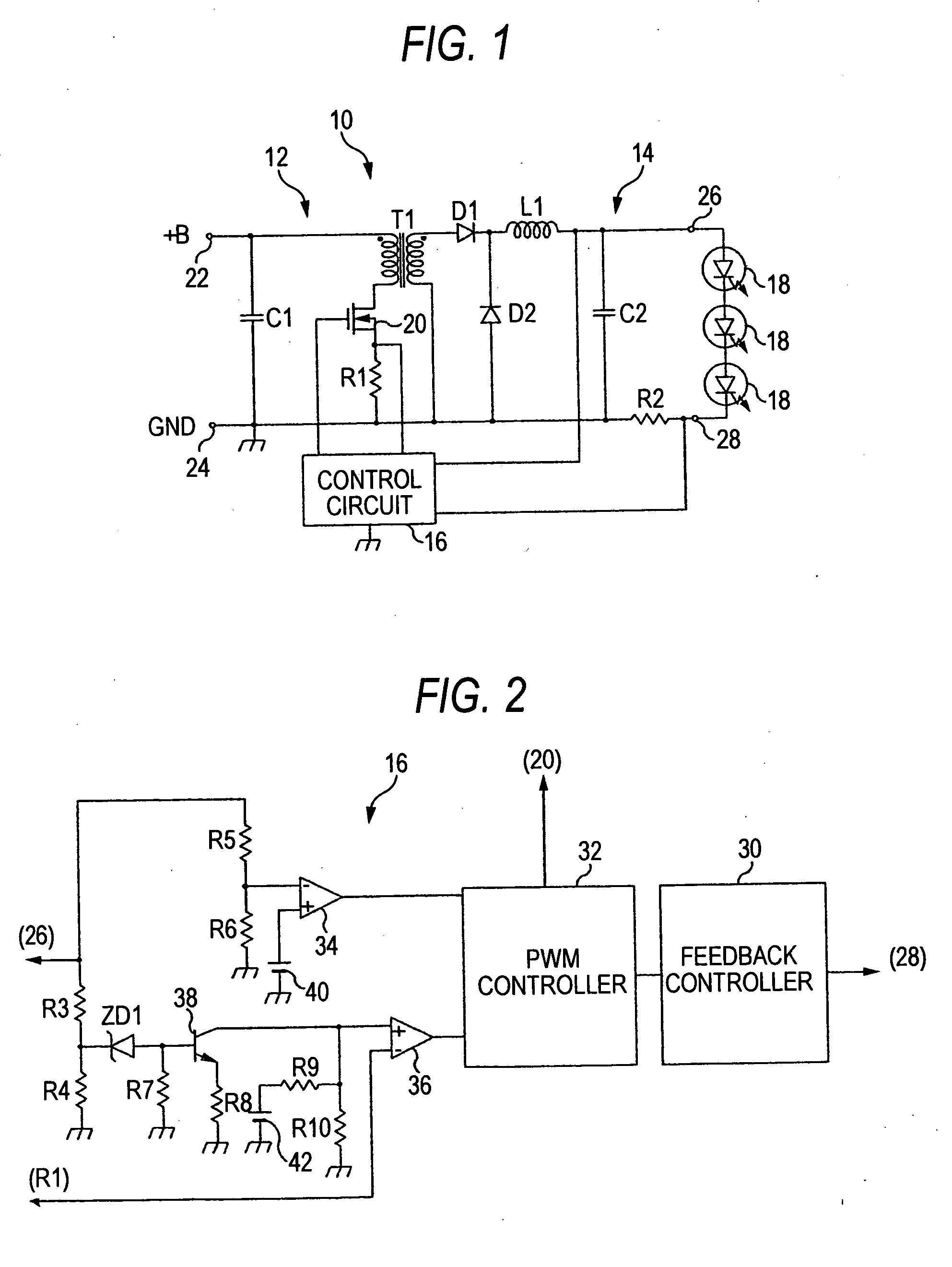 Lighting control unit for vehicle lighting fixture