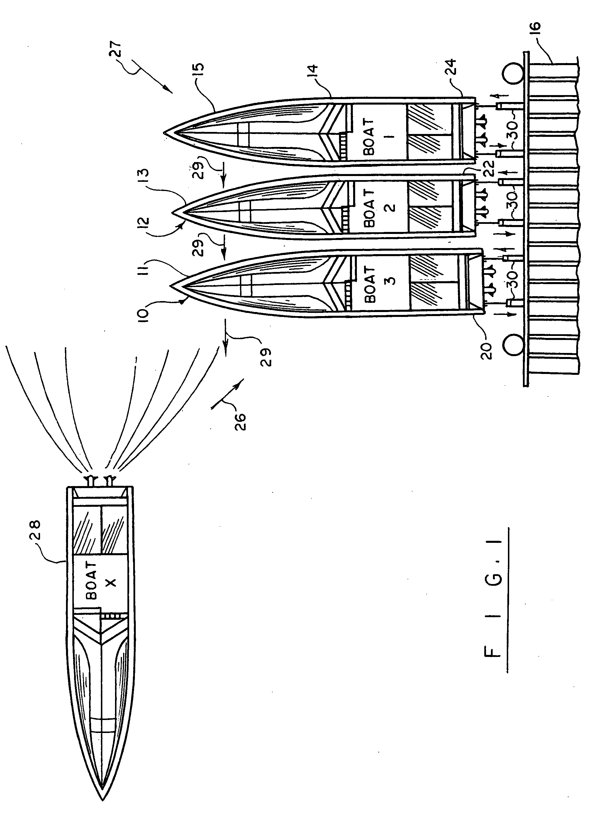 Boat docking apparatus