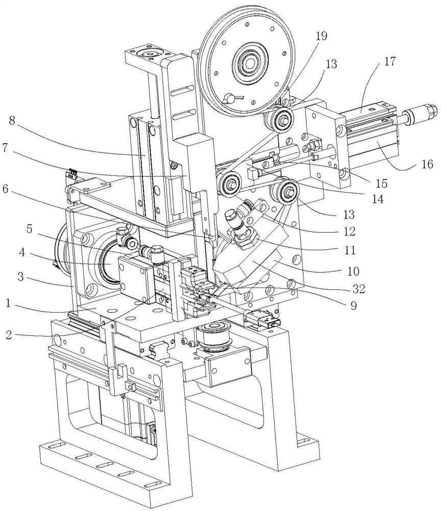 Automatic high-temperature adhesive tape wrapping device