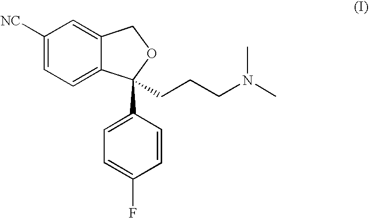 Crystalline base of escitalopram and  orodispersible tablets comprising escitalopram  base