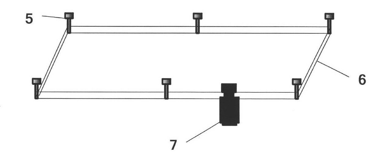 Platform plate replacing slide suitable for flat digital ink-jet printing machine