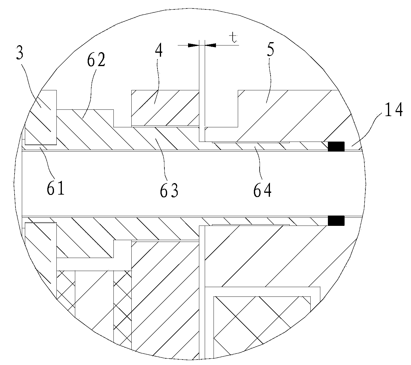 Electromagnetic disc brake and traction machine provided with same