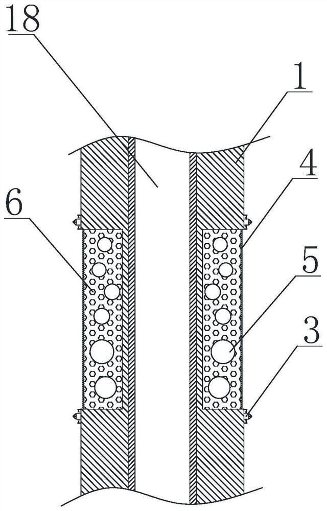 A segmented protection device for drill pipe
