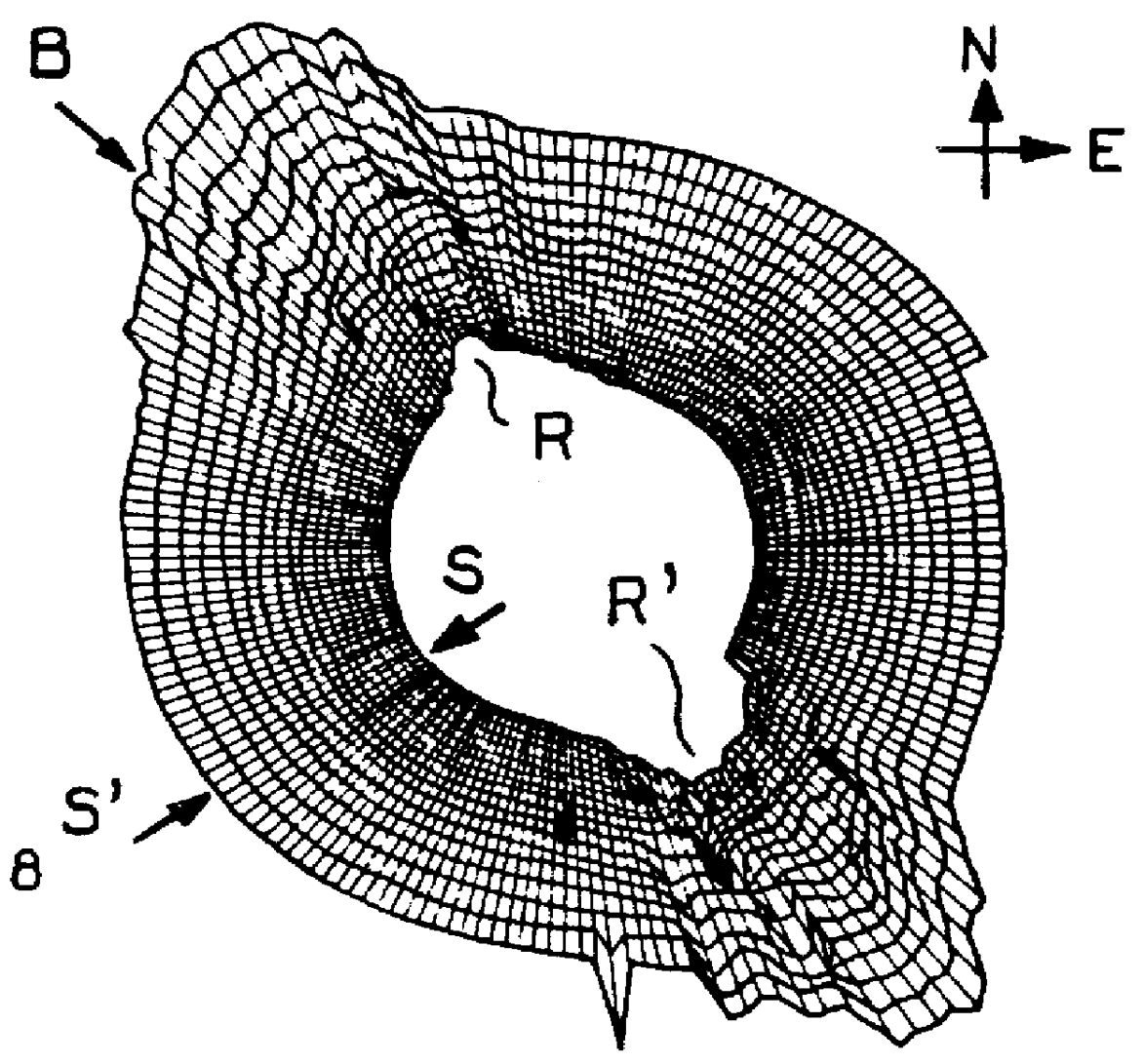 Method and apparatus for logging non-circular boreholes