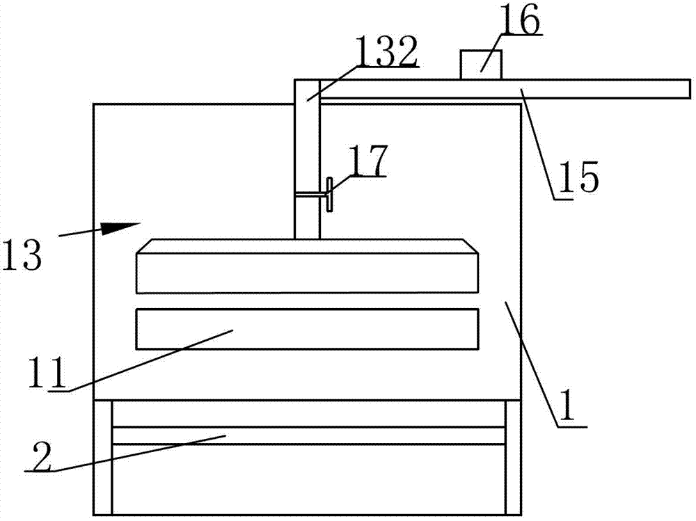 Gauze element heating furnace with auxiliary exhausting device