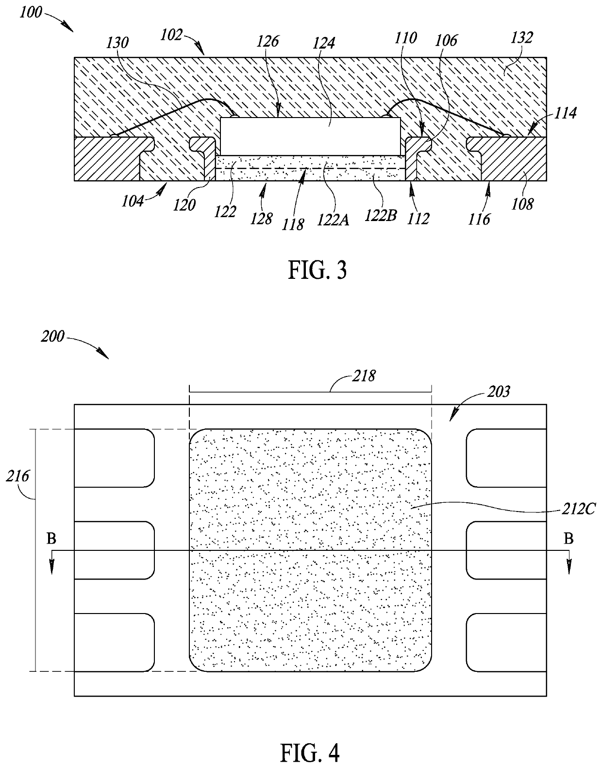 Semiconductor package with a cavity in a die pad for reducing voids in the solder