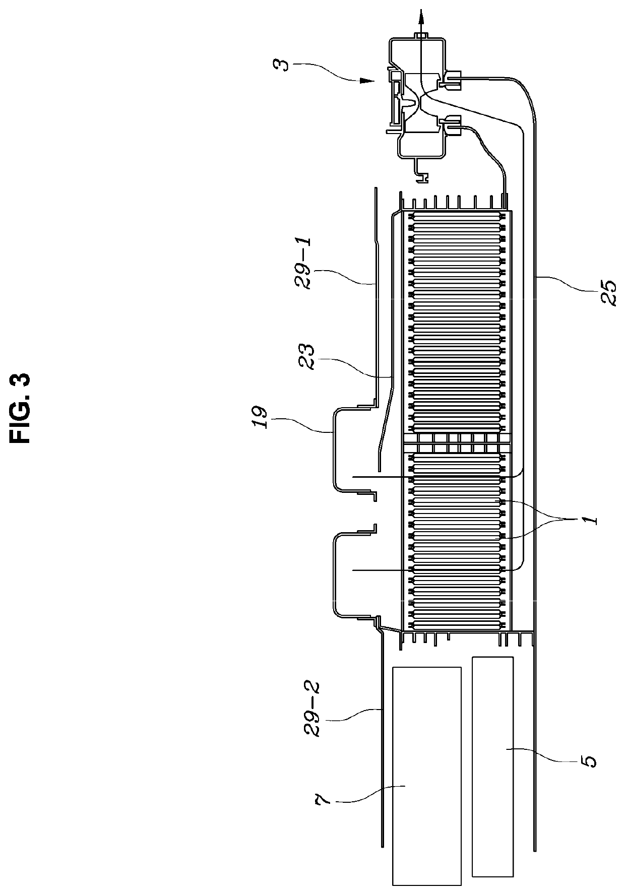 Battery system of vehicle
