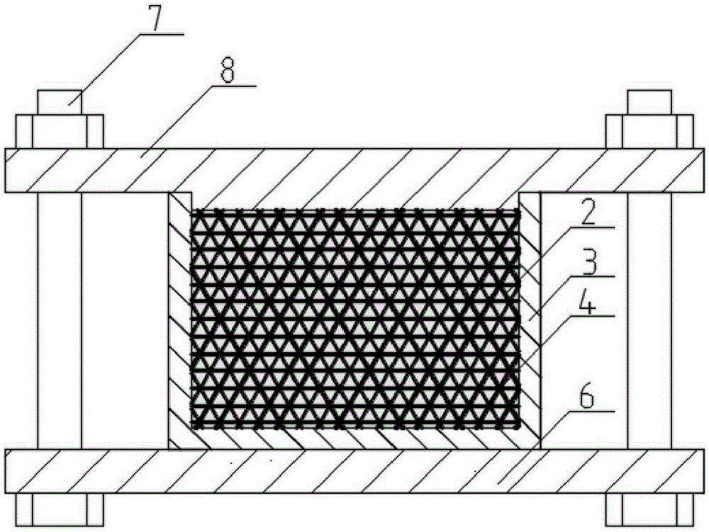 Composite phase change material heat sink of metal fiber porous skeleton and manufacturing method thereof